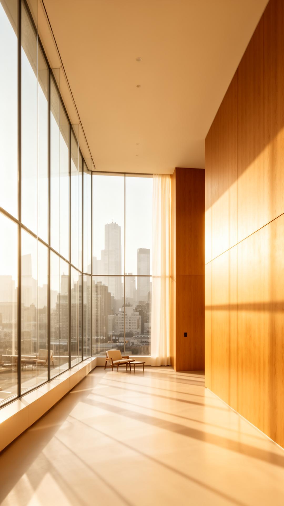 Sunlit modern interior